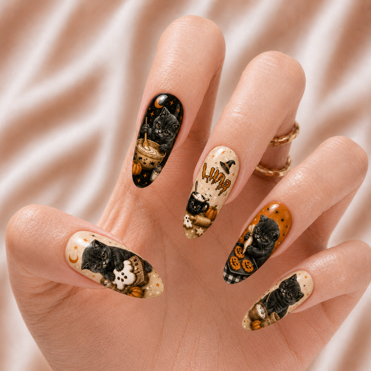 Kitty Biscuits - Personalized Press-On Nails