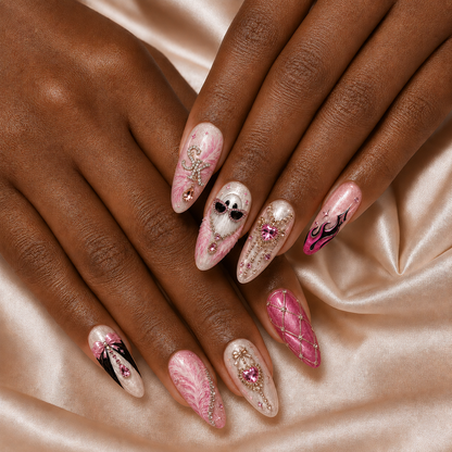 Glam Spooky Halloween - Personalized Press-On Nails