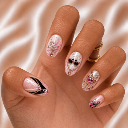 Glam Spooky Halloween - Personalized Press-On Nails