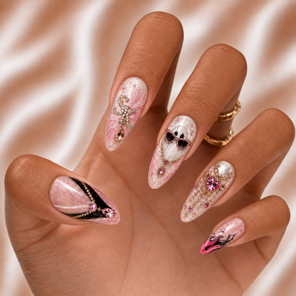 Glam Spooky Halloween - Personalized Press-On Nails