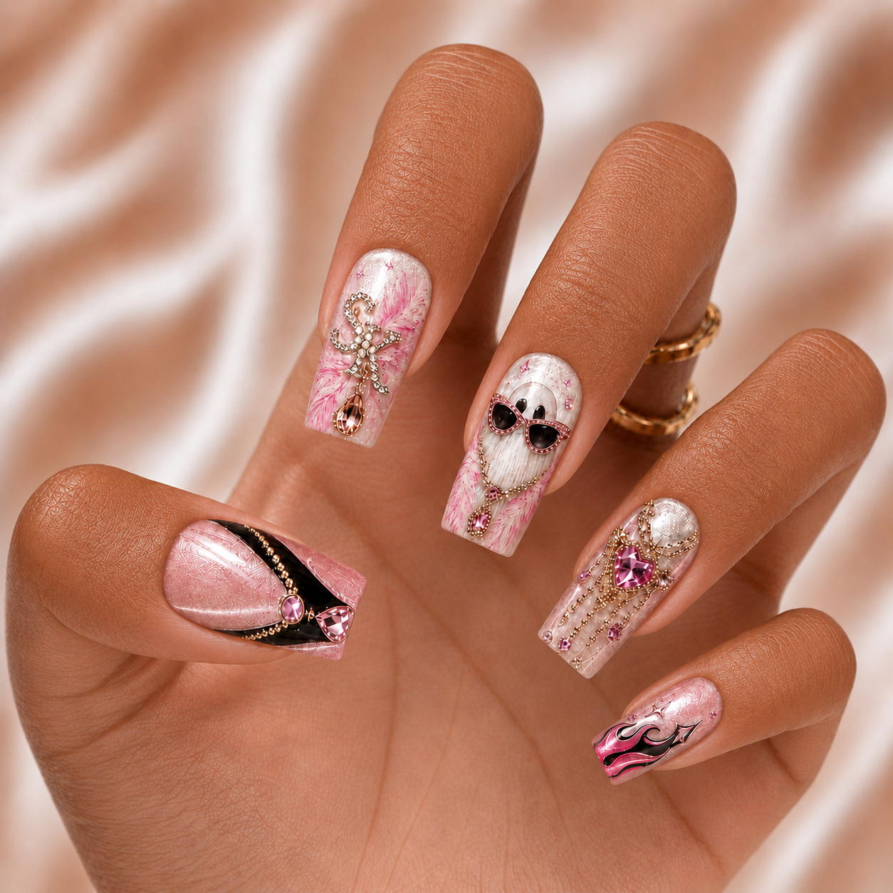 Glam Spooky Halloween - Personalized Press-On Nails