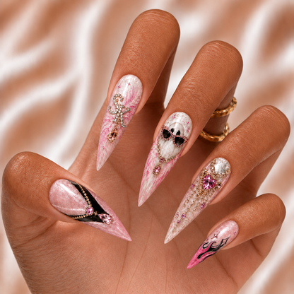 Glam Spooky Halloween - Personalized Press-On Nails