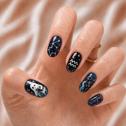 Ghost Zodiac - Personalized Press-On Nails