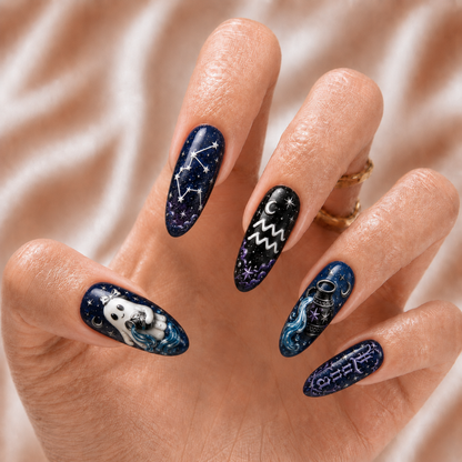 Ghost Zodiac - Personalized Press-On Nails
