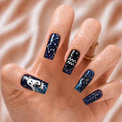 Ghost Zodiac - Personalized Press-On Nails