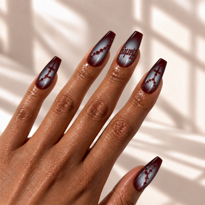Rosary - Personalized Press-On Nails