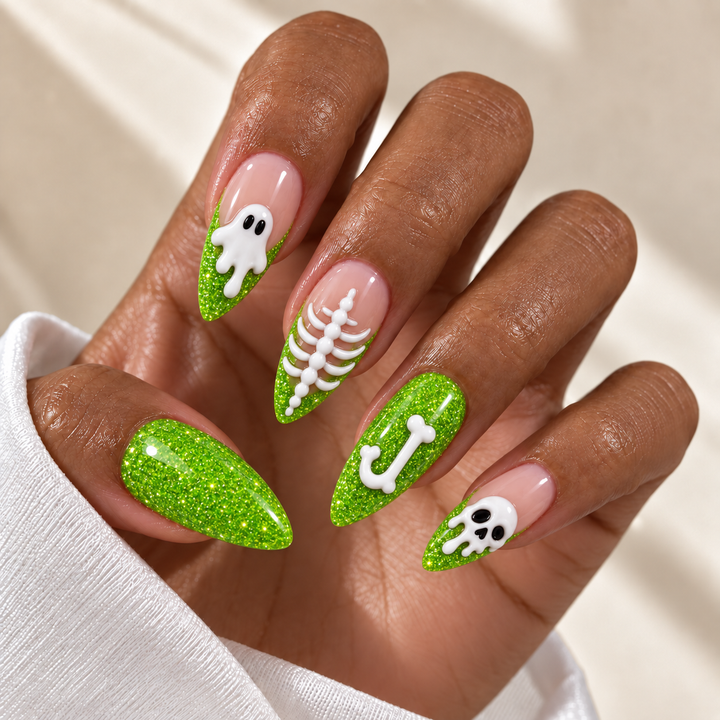 Skeleton - Personalized Press-On Nails