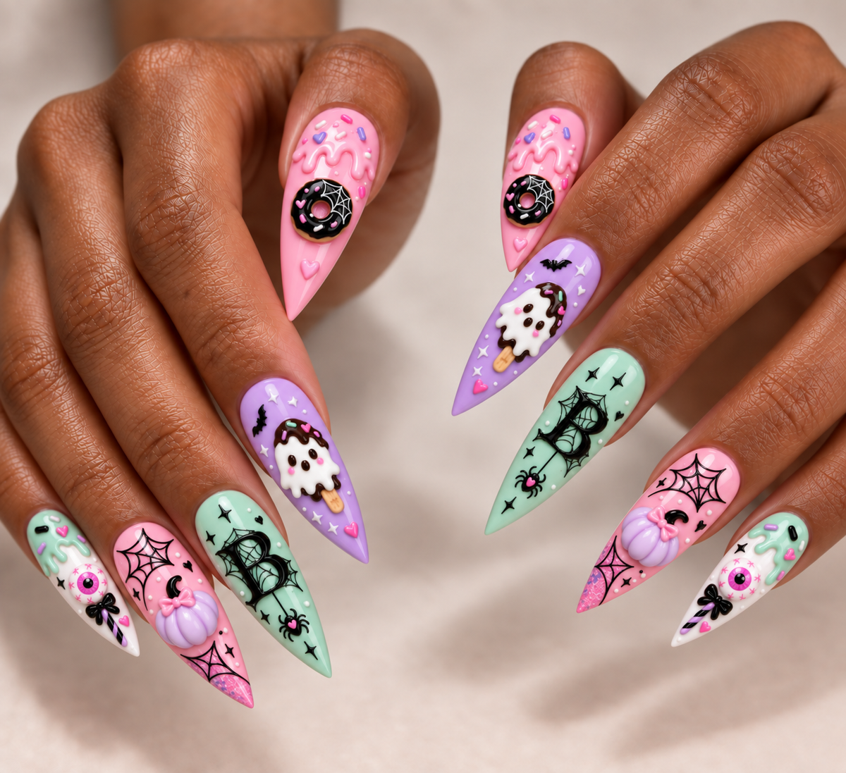 Spooky Cute - Personalized Press-On Nails