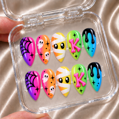 Ghost Gradient - Personalized Press-On Nails
