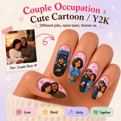 CUSTOMIZE COUPLE NAIL