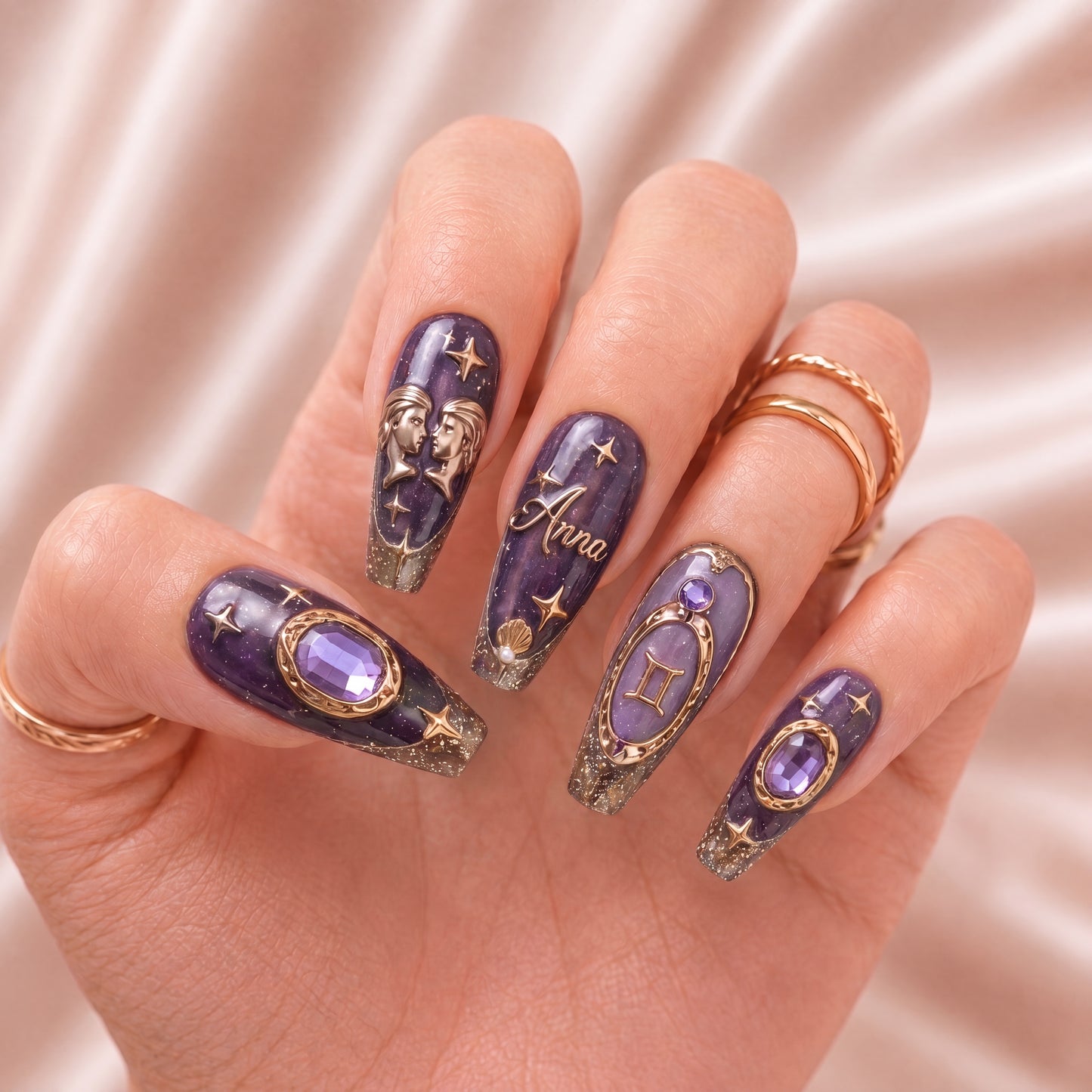 Mysterious Taurus - Personalized Press-On Nails