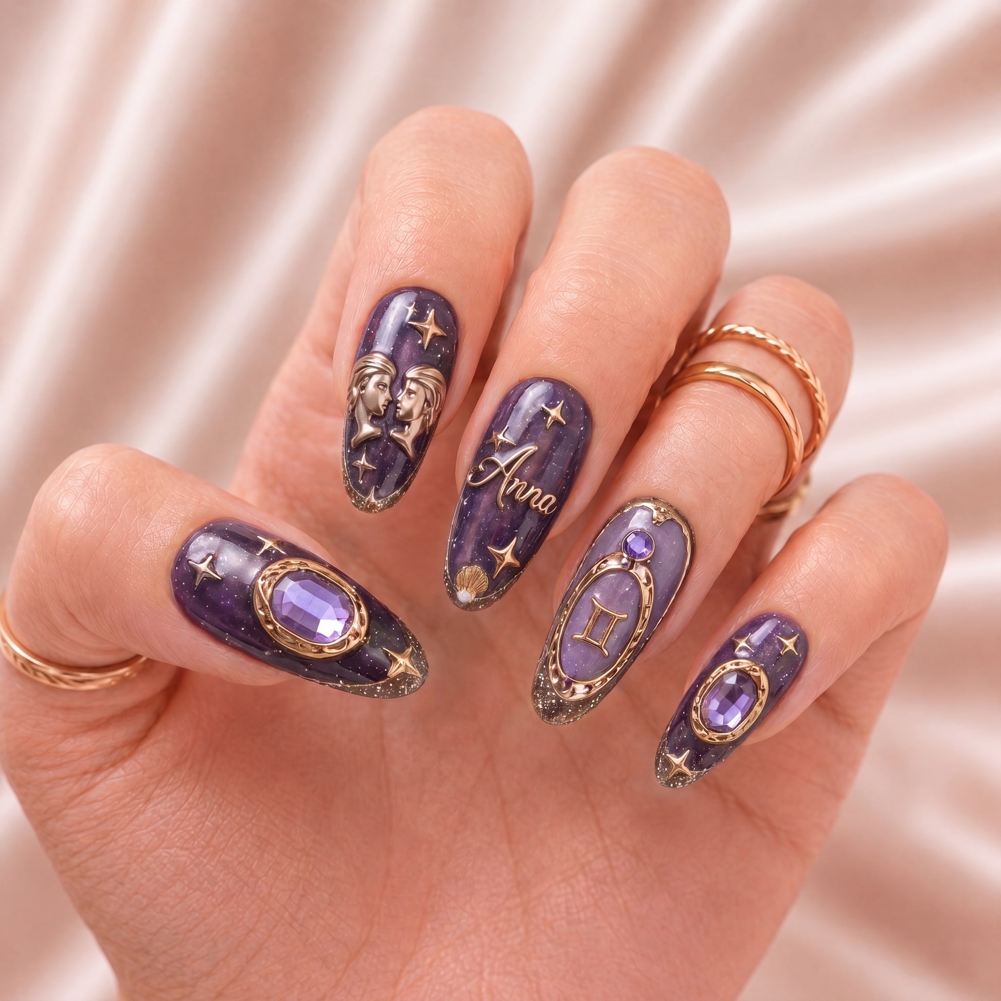 Mysterious Taurus - Personalized Press-On Nails