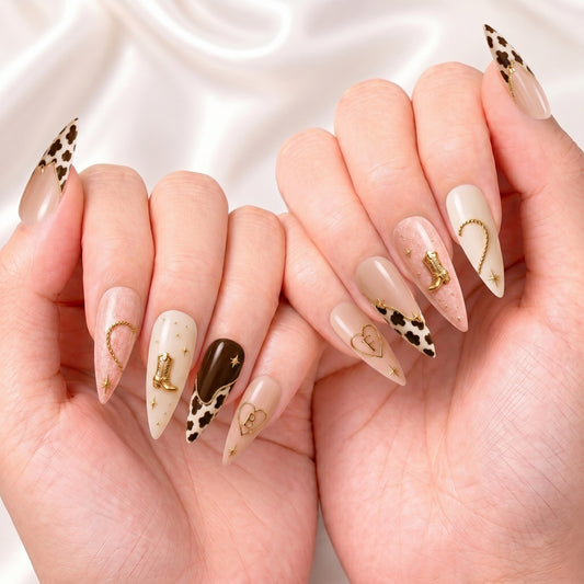 Western Bestie Babes – Personalized Press-On Nails