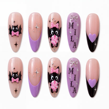 Bat Candy - Personalized Press-On Nails