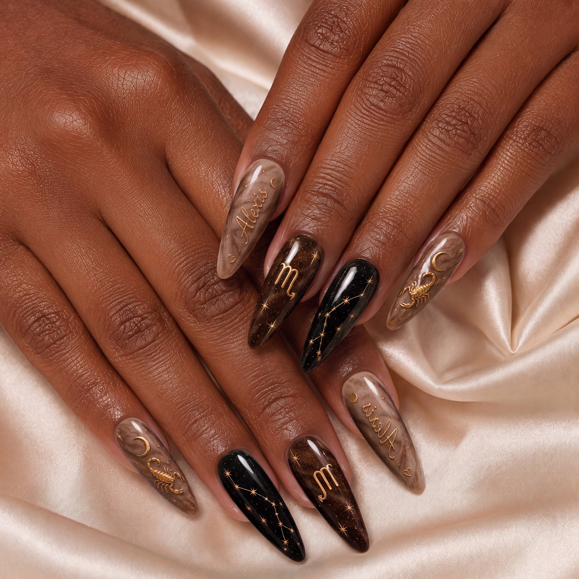 Astrology Zodiac - Personalized Press-On Nails