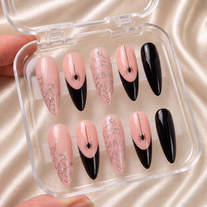 Black Widow - Personalized Press-On Nails