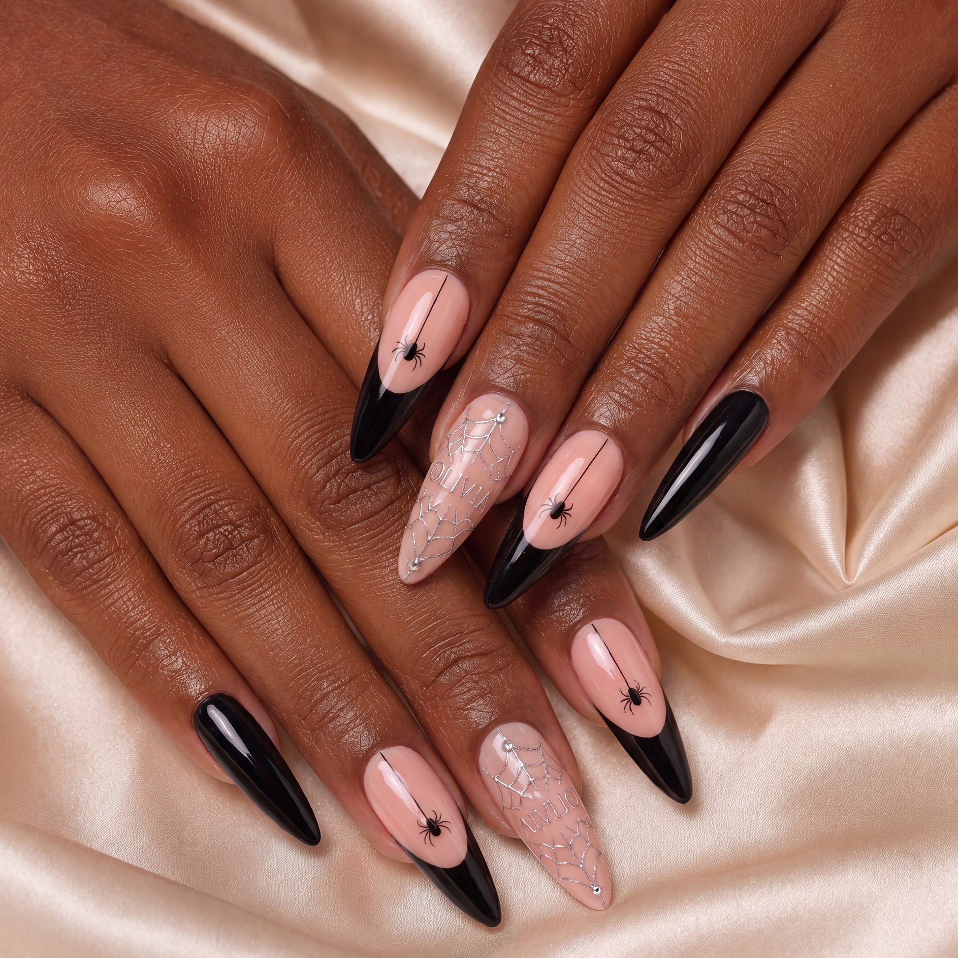 Black Widow - Personalized Press-On Nails