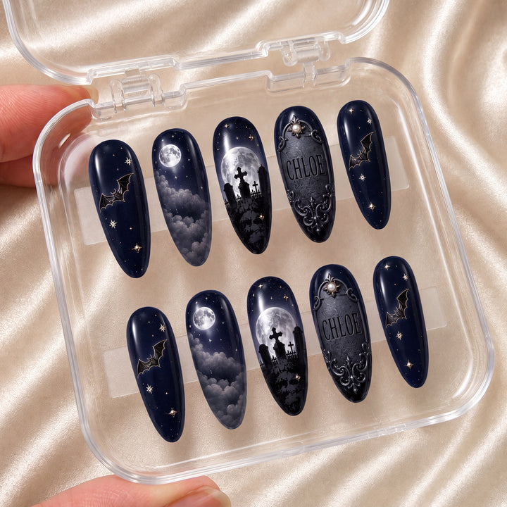 Graveyard Glam - Personalized Press-On Nails