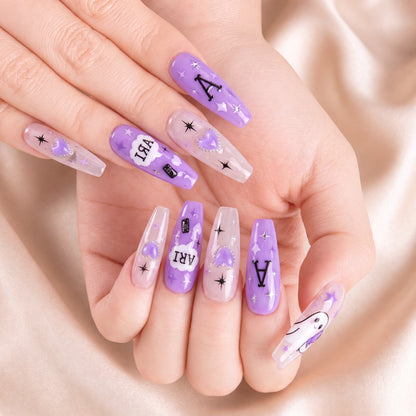 Ghostie Text Me Back - Personalized Press-On Nails