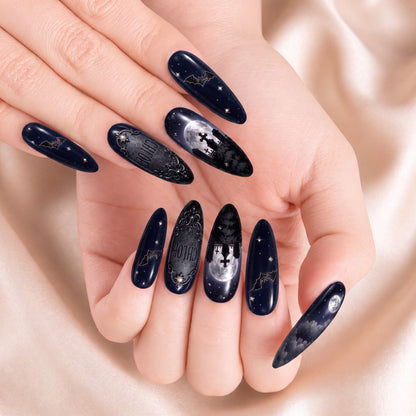 Graveyard Glam - Personalized Press-On Nails
