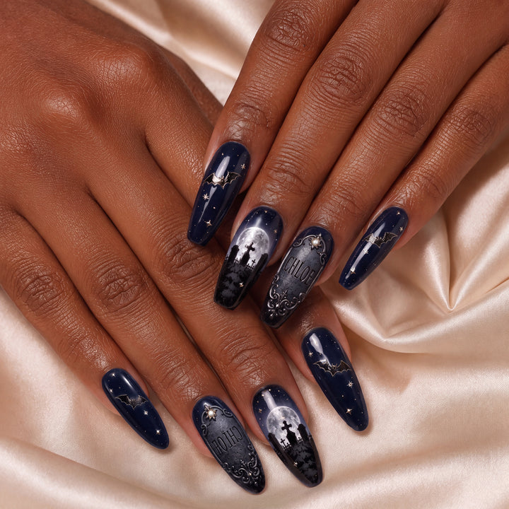 Graveyard Glam - Personalized Press-On Nails