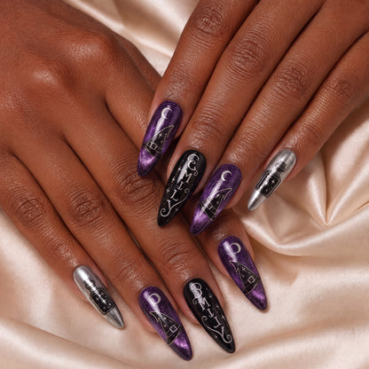 Midnight Spell - Personalized Press-On Nails