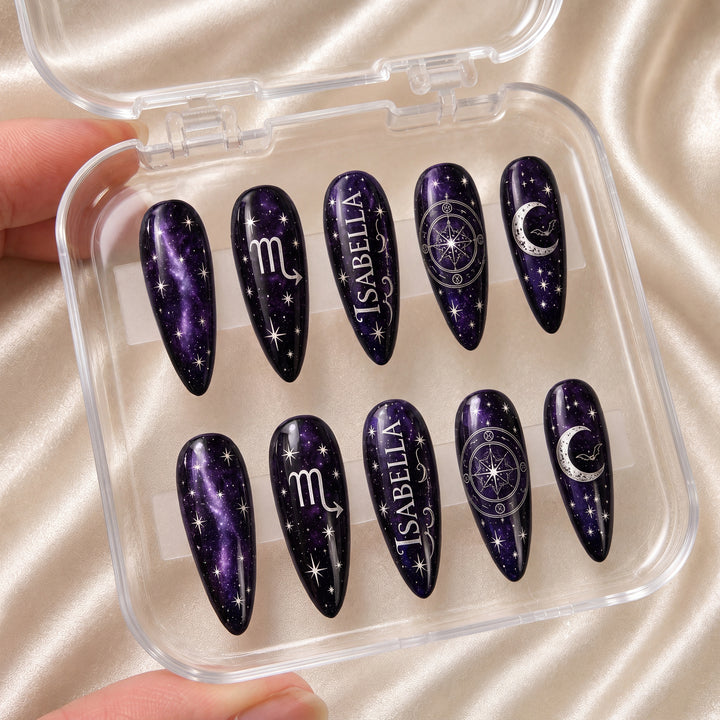Mystic Galaxy - Personalized Press-On Nails