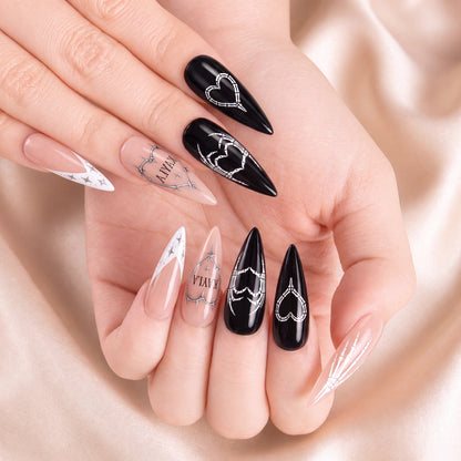 Till Bones Do Us Part - Personalized Press-On Nails