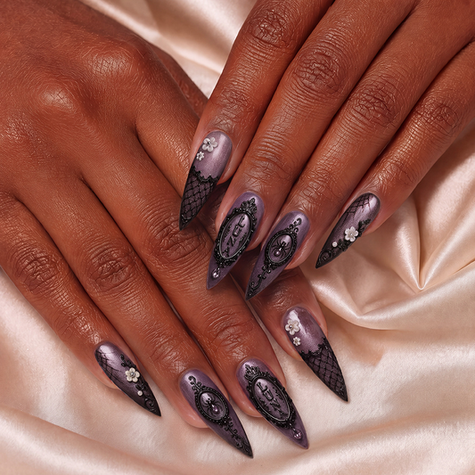 The Violet Relic - Personalized Press-On Nails alternate image