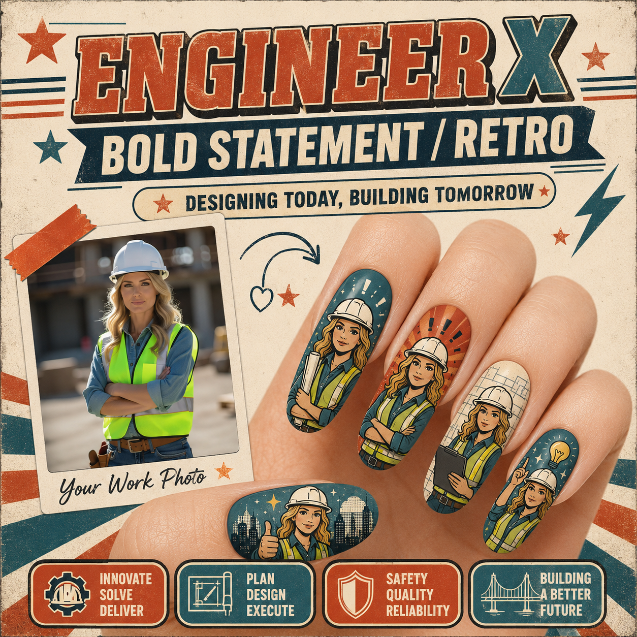 CUSTOMIZE CAREER NAILS