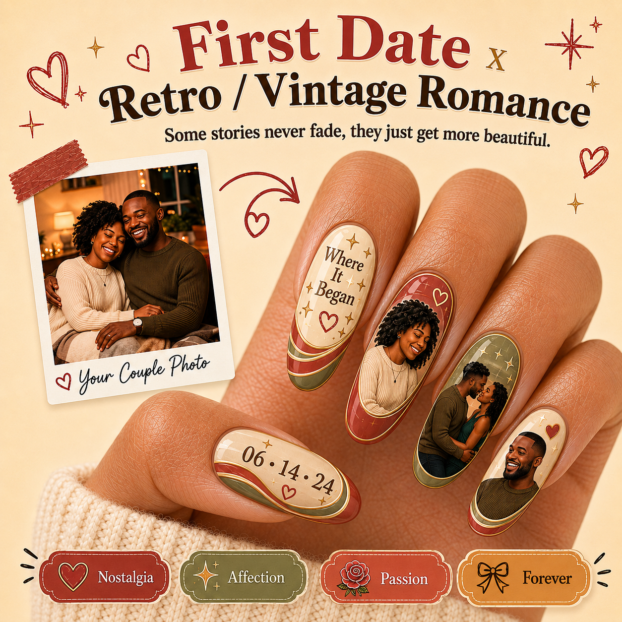 CUSTOMIZE COUPLE NAIL