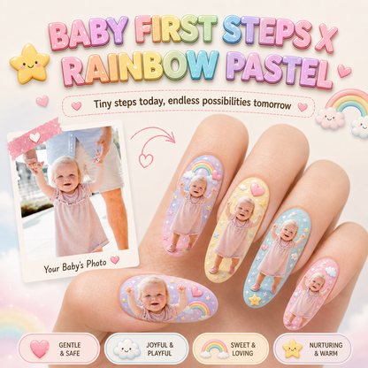 CUSTOMIZE YOUR BABY PRINTED ON NAILS