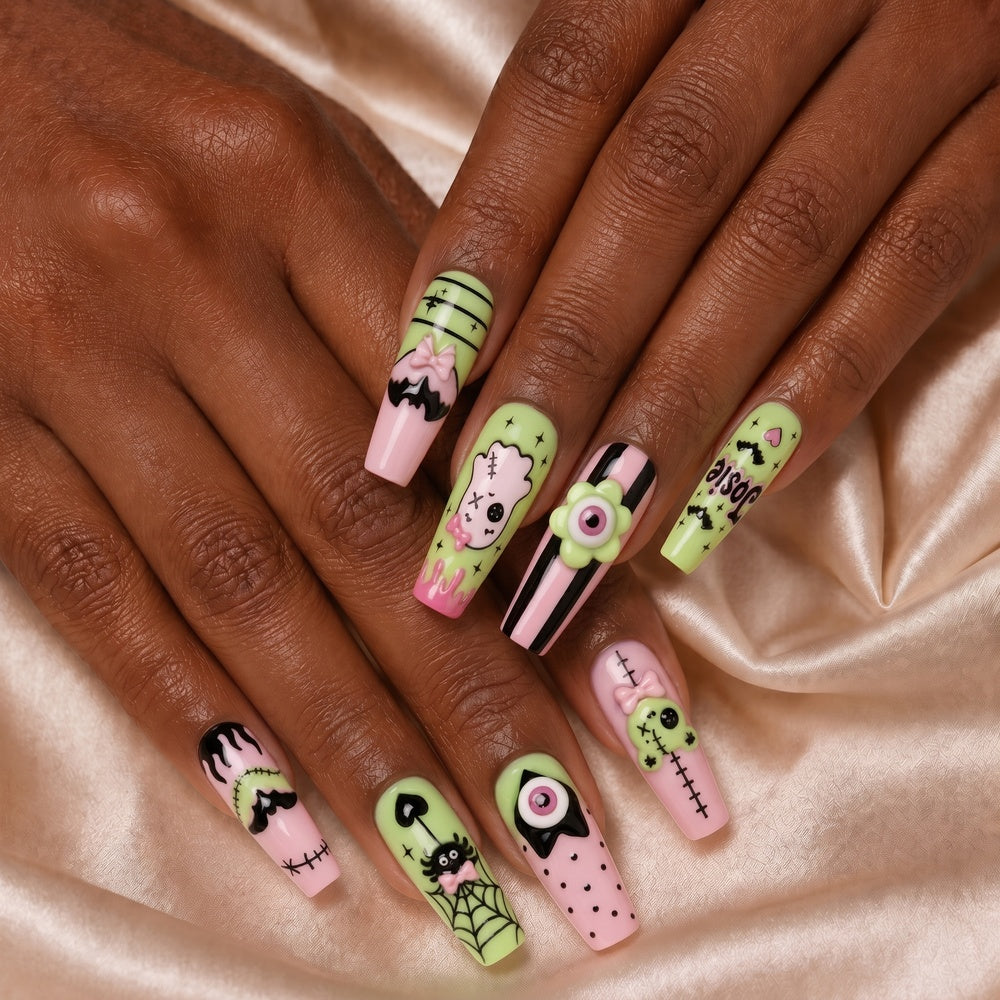 Pastel Goth - Personalized Press-On Nails