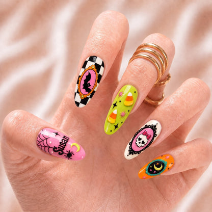Retro Spooky - Personalized Press-On Nails