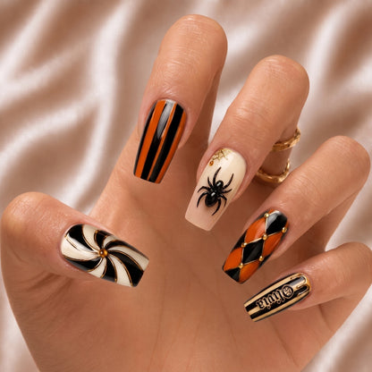 Goth Halloween - Personalized Press-On Nails
