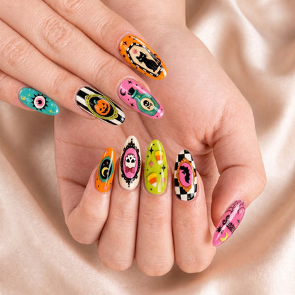 Retro Spooky - Personalized Press-On Nails