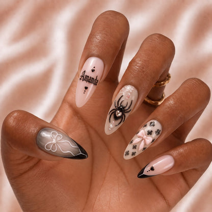 Goth Coquette - Personalized Press-On Nails