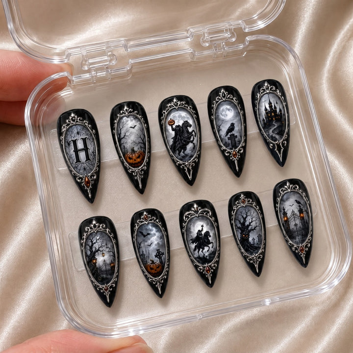 Headless Horseman - Personalized Press-On Nails