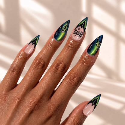 Bat French - Personalized Press-On Nails