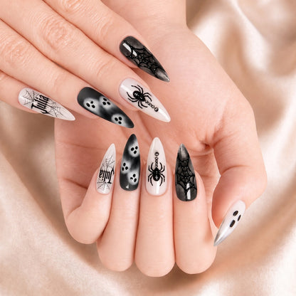 Ghost Halloween - Personalized Press-On Nails