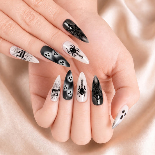 Ghost Halloween - Personalized Press-On Nails alternate image