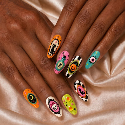 Retro Spooky - Personalized Press-On Nails