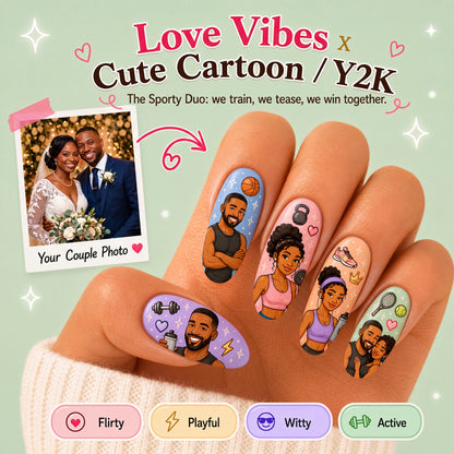 CUSTOMIZE COUPLE NAIL