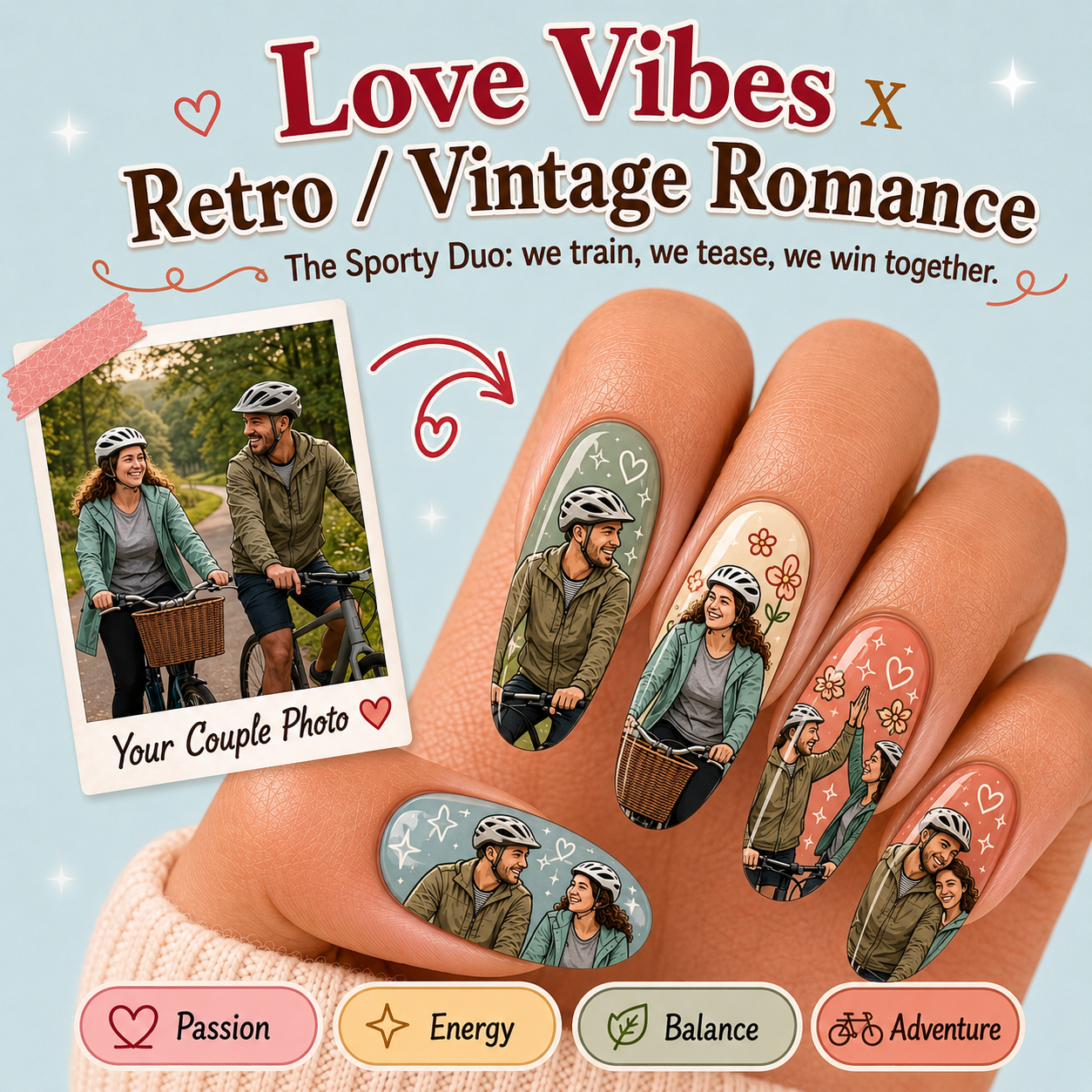 CUSTOMIZE COUPLE NAIL
