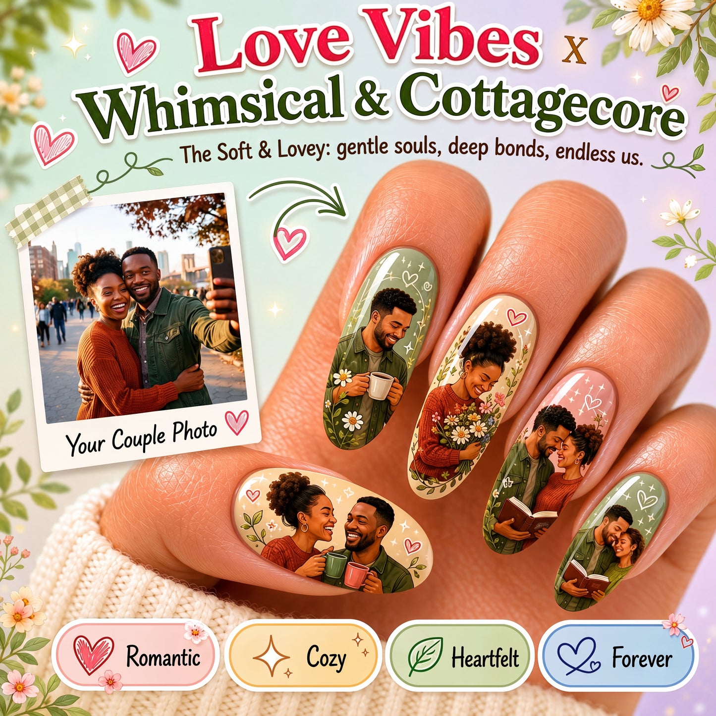 CUSTOMIZE COUPLE NAIL