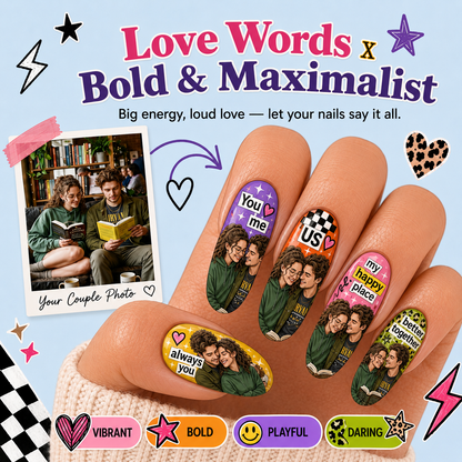 CUSTOMIZE COUPLE NAIL