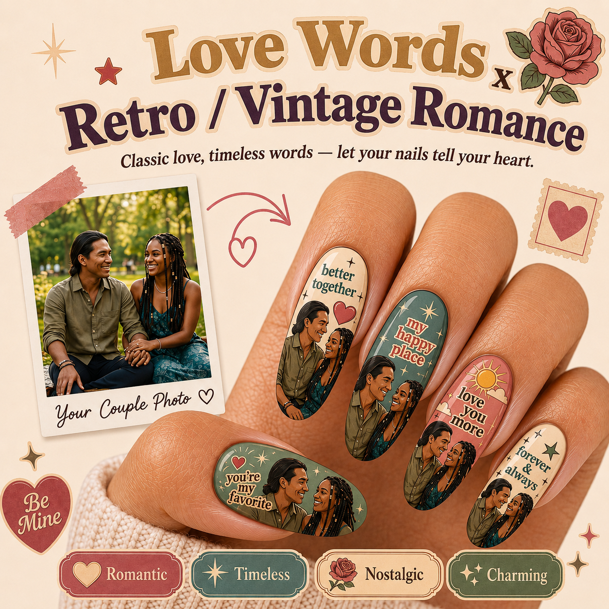 CUSTOMIZE COUPLE NAIL