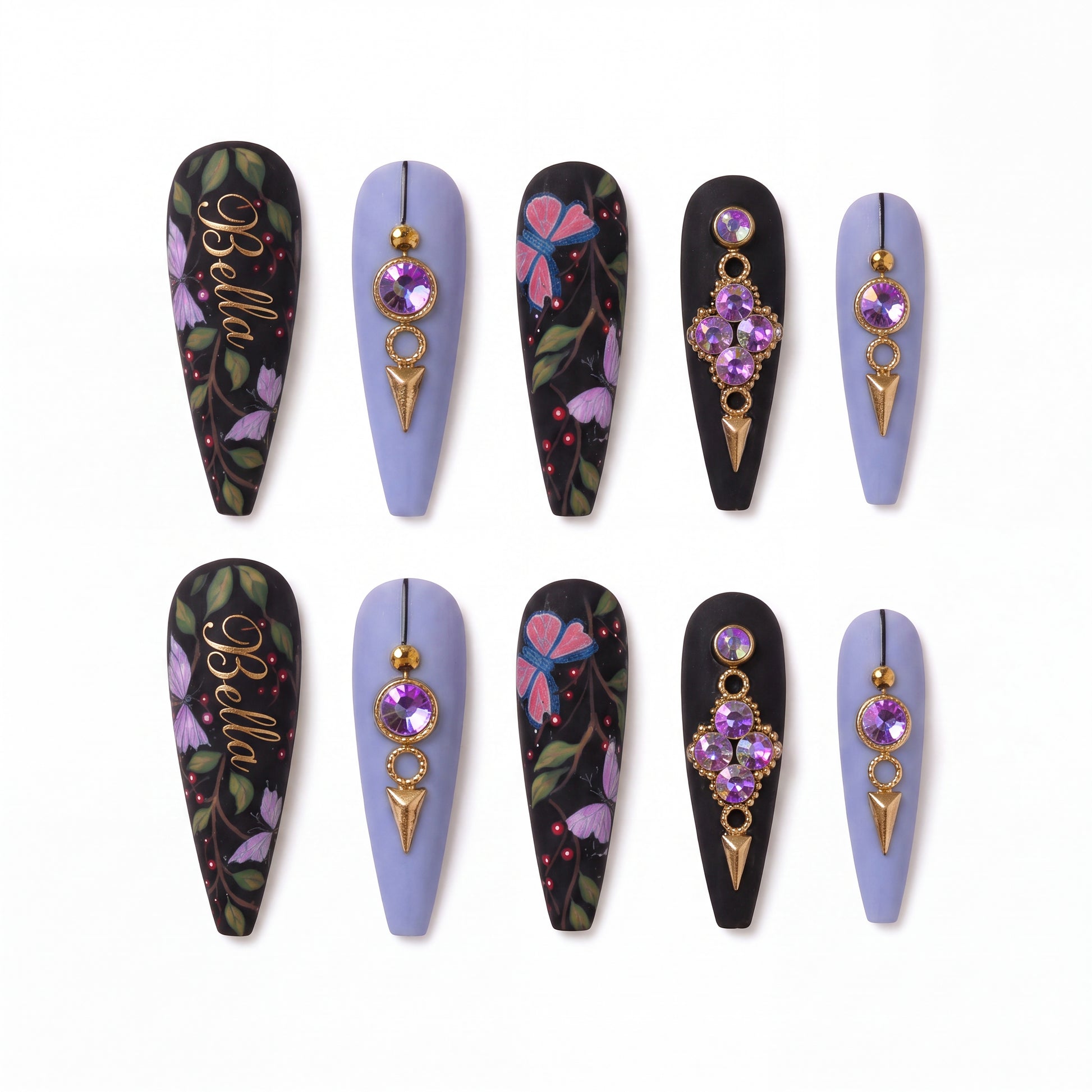 Gothic Garden - Personalized Press-On Nails