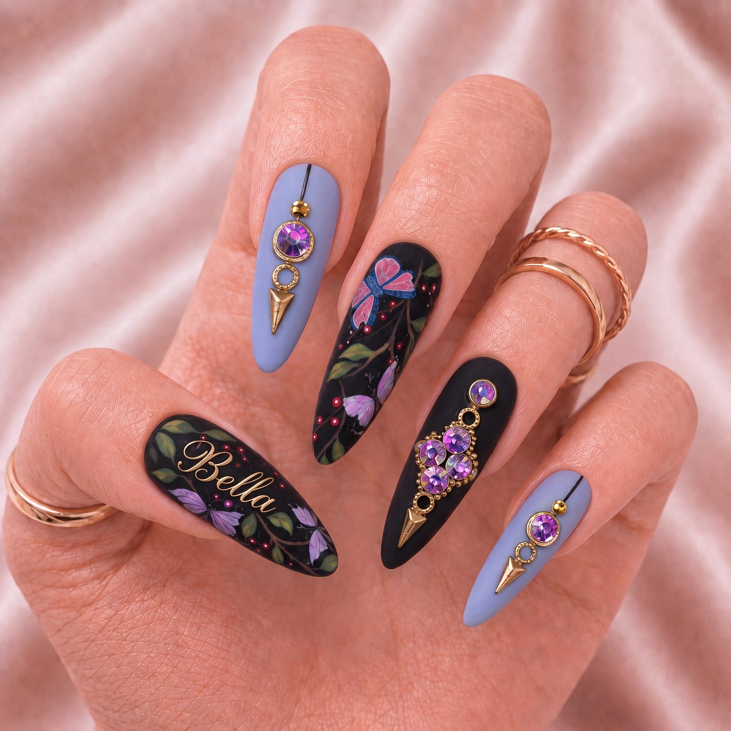 Gothic Garden - Personalized Press-On Nails