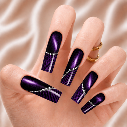 Purple Leopard - Press-On Nails
